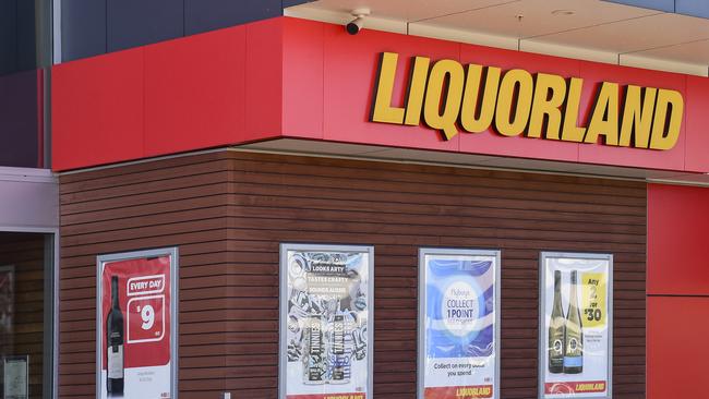 A generic photo of a Liquorland store.