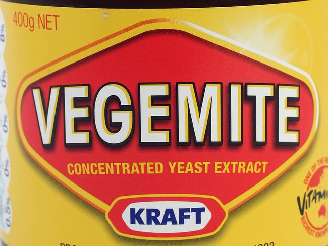 A Vegemite jar bearing the halal certification stamp.