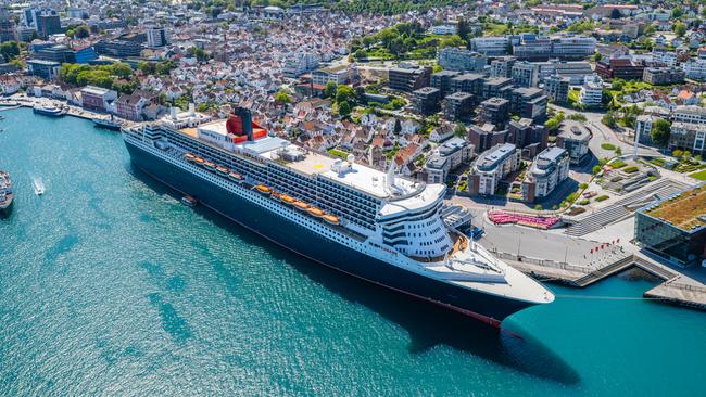 Next was boarding the Queen Mary 2 departing from New York. Picture: Cunard.