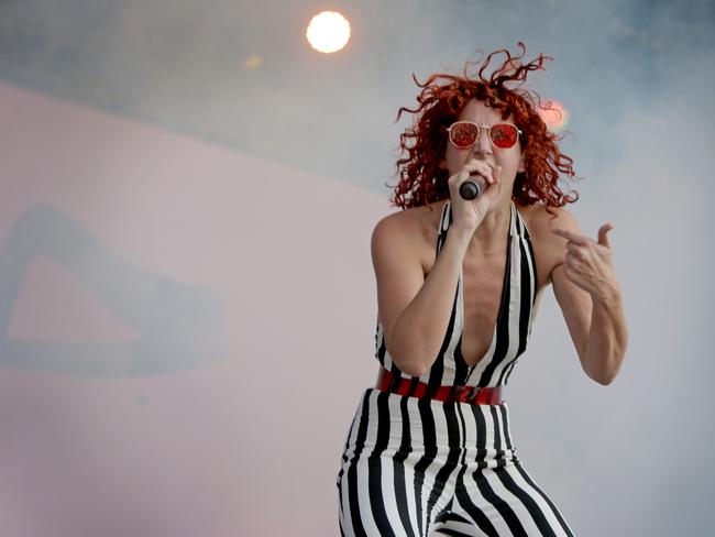 LPX perform on day two of the Marion Bay Falls Festival. Picture: PATRICK GEE