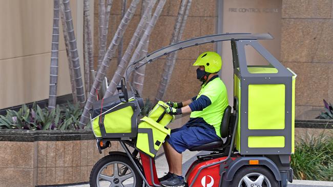 Australia Post says the number of letters being delivered to households is on the decline. Picture: NCA