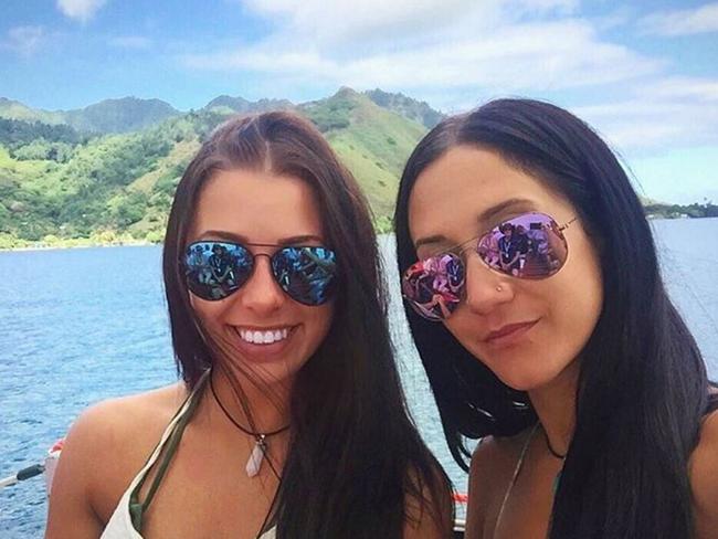 Supplied Facebook image of Mélina Roberge and Isabelle Lagace, a pair of Canadian nationals who allegedly brought 95kgs of cocaine into Australia.