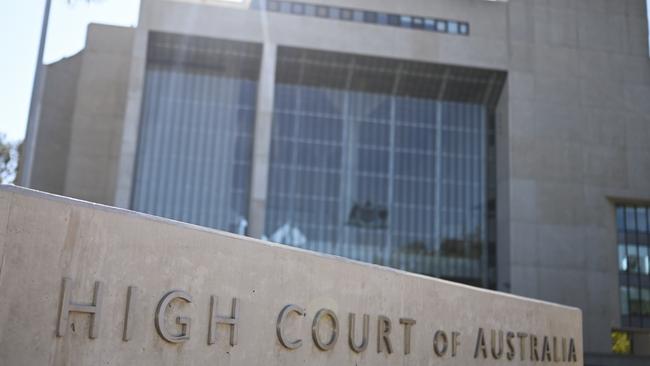 The High Court of Australia in Canberra. Picture: AAP