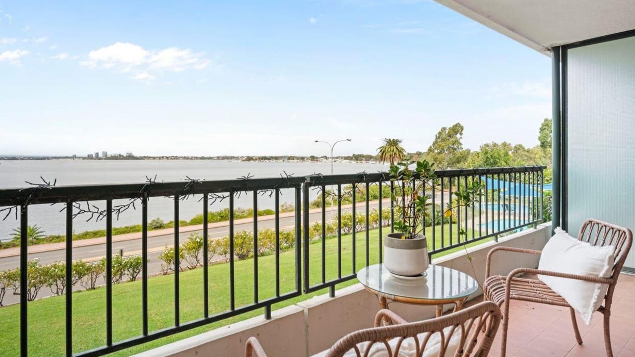 An apartment for sale in Perth, the one measured state where a balcony actually decreased the unit’s value. This was speculated to be due to a lower demand for balconies in apartments, with land more readily available around the state.