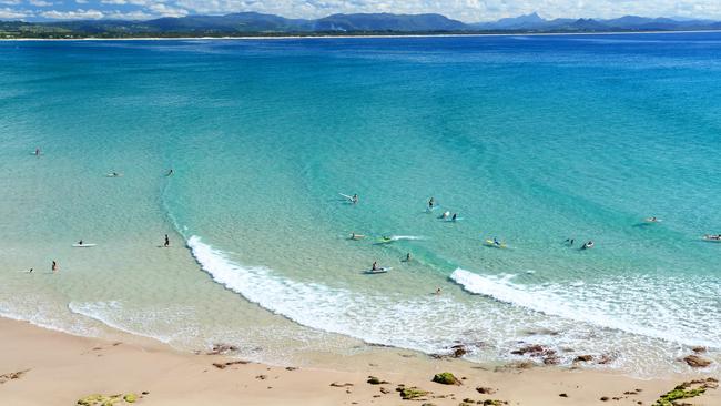 Wategos beach in Byron Bay in perfection.