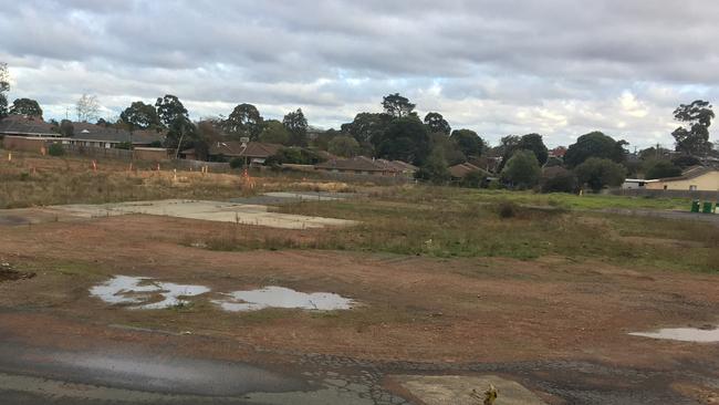 By June this year, the oBike depot in Nunawading had been abandoned. Picture: Ian Royall