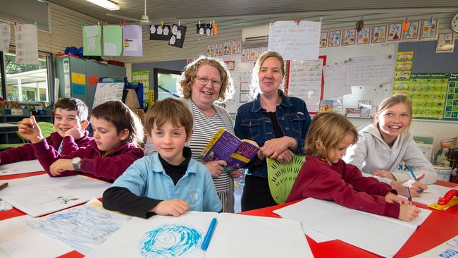 Bullarto Primary School near Daylesford currently has six students on campus. Picture: Jay Town