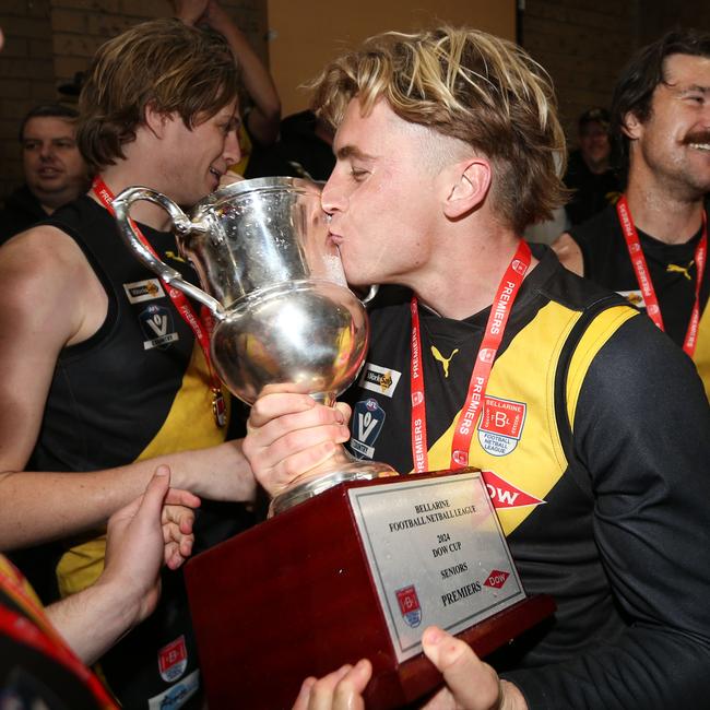 Baxter Mensch played in Torquay’s premiership team last year. Picture: Mark Wilson