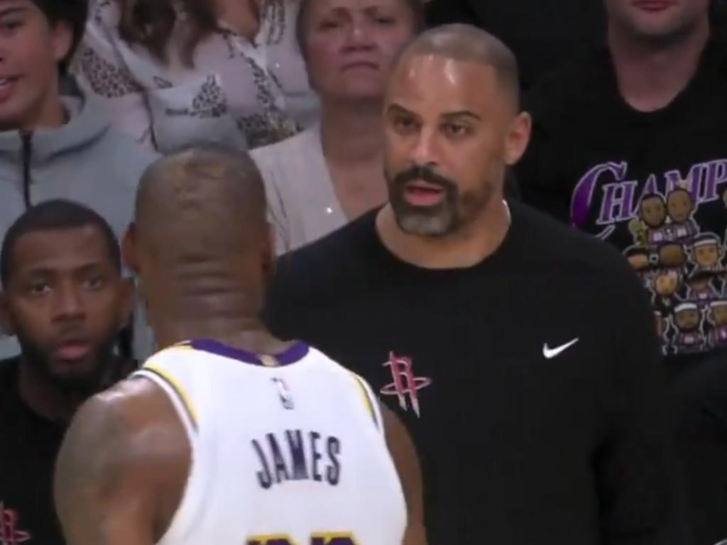 Ime Udoka was ejected for this moment with LeBron James.