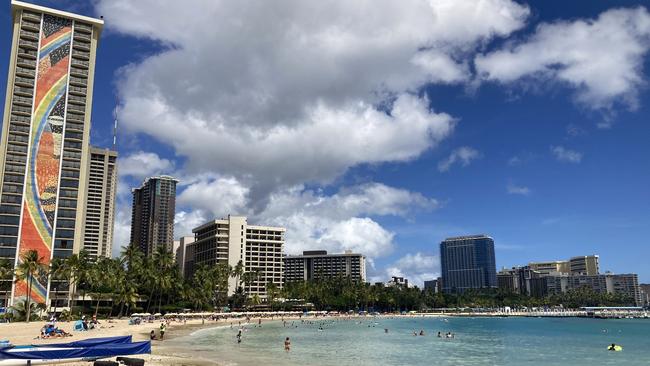 Hawaii is as good a place as anywhere to be when your reputation is being trashed at home.