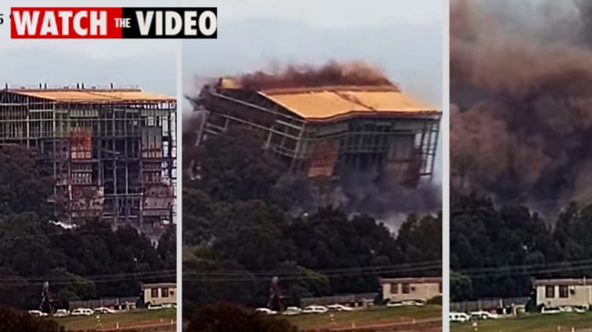 Hazelwood boiler house demolition