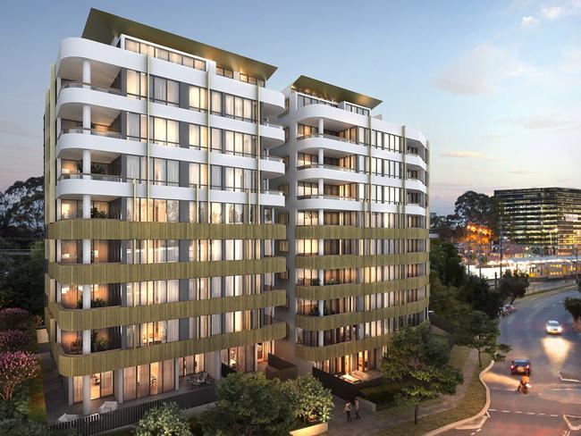 Billbergia's $150m development called Lidcombe Rise in Church St, Lidcombe.