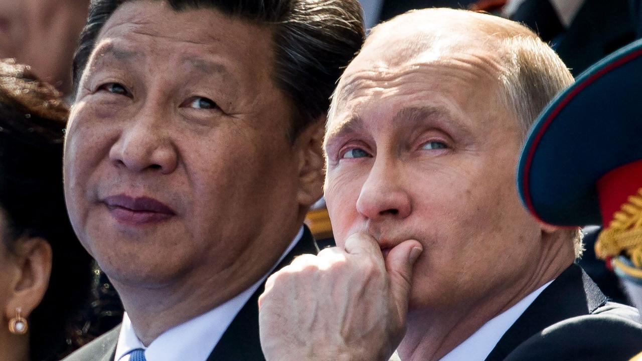 Chinese President Xi Jinping backed Russian President Vladimir Putin just days before the bungled invasion of Ukraine. Picture: Alexander Zemlianichenko/Pool/AFP