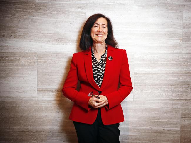 24/3/22 WEEKEND TELEGRAPH SPECIAL. MUST NOT USE BEFORE CLEARING WITH PIC EDITOR JEFF DARMANIN. New Chair of the ACCC Gina Cass-Gottlieb pictured at her offices in Sydney today. Picture: Sam Ruttyn