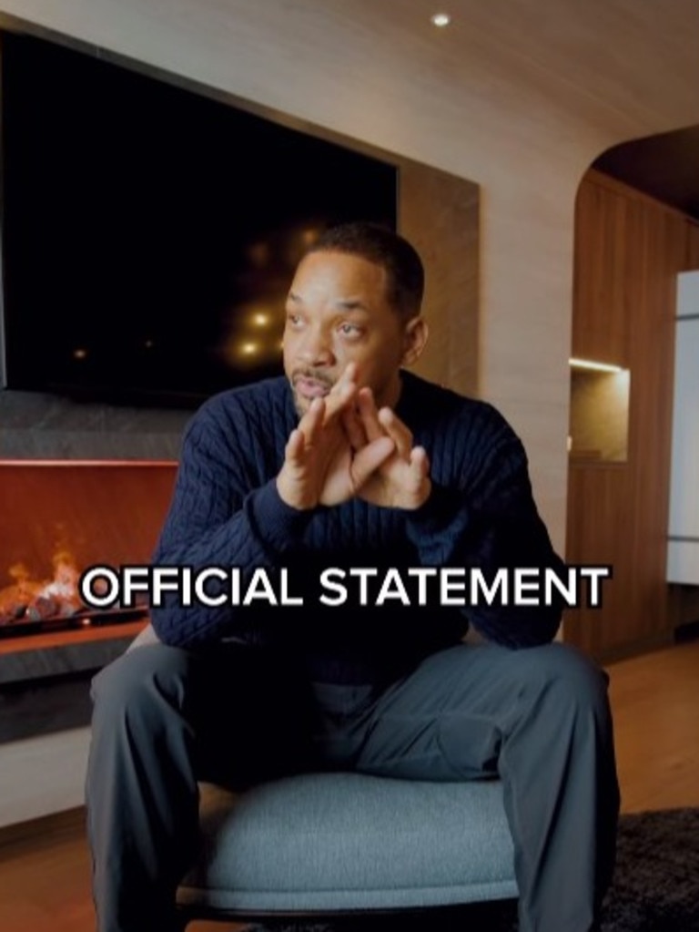 Will Smith released this 'official statement.'