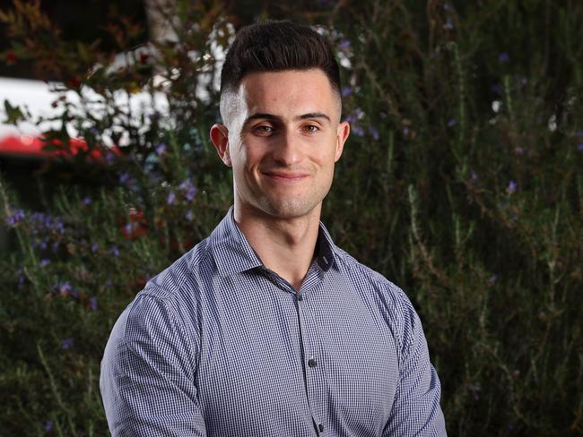 Alex Rodriguez, battled an eating disorder for years and now works as a dietitian, speaking out about misconceptions surrounding male body image and eating disorders, Coorparoo. Picture: Liam Kidston