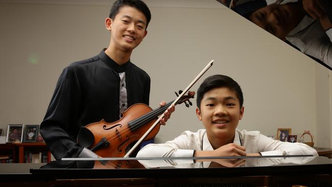 Oscar Han, 15 and Joshua Han, 13 are reaping rewards for their hard work.