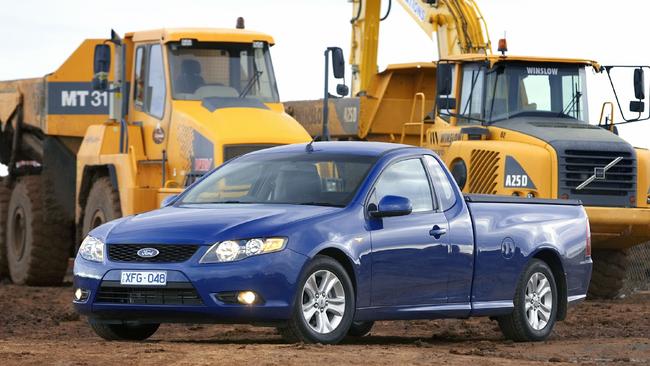 Nearing the end of the line ... the home-grown Ford Falcon ute will be phased out in October 2016. Picture: Supplied.