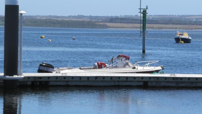 The scene of the drowning near Bridge St, Queenscliff. Picture: Satria Dyer-Darmawan