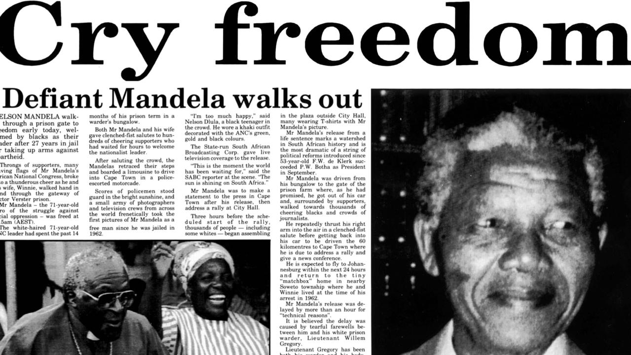 Today In History February 11 Nelson Mandela Released From Prison Au — Australia’s