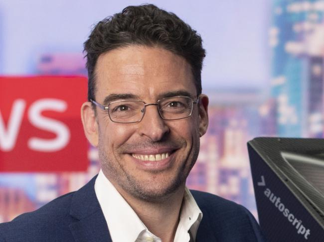 December 2021 pic of Sky news Joe Hildebrand . picture by Ross Coffey