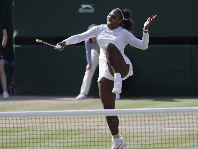 Serena Williams refused to blame scheduling issues for the loss. Picture: AP