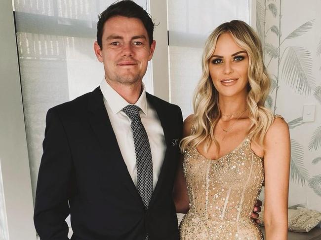 Lachie Neale and wife Jules are staying put.