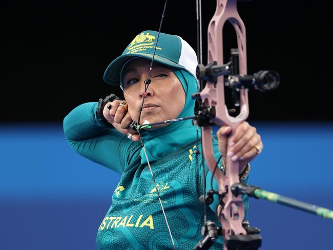 Ameera Lee defeated Nur Syahidah Alim 135-133. Picture: Getty Images