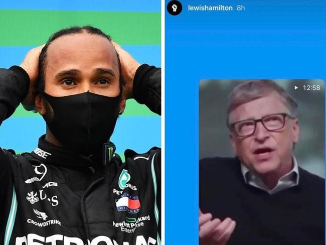 Lewis Hamilton has been slammed by fans for the video.