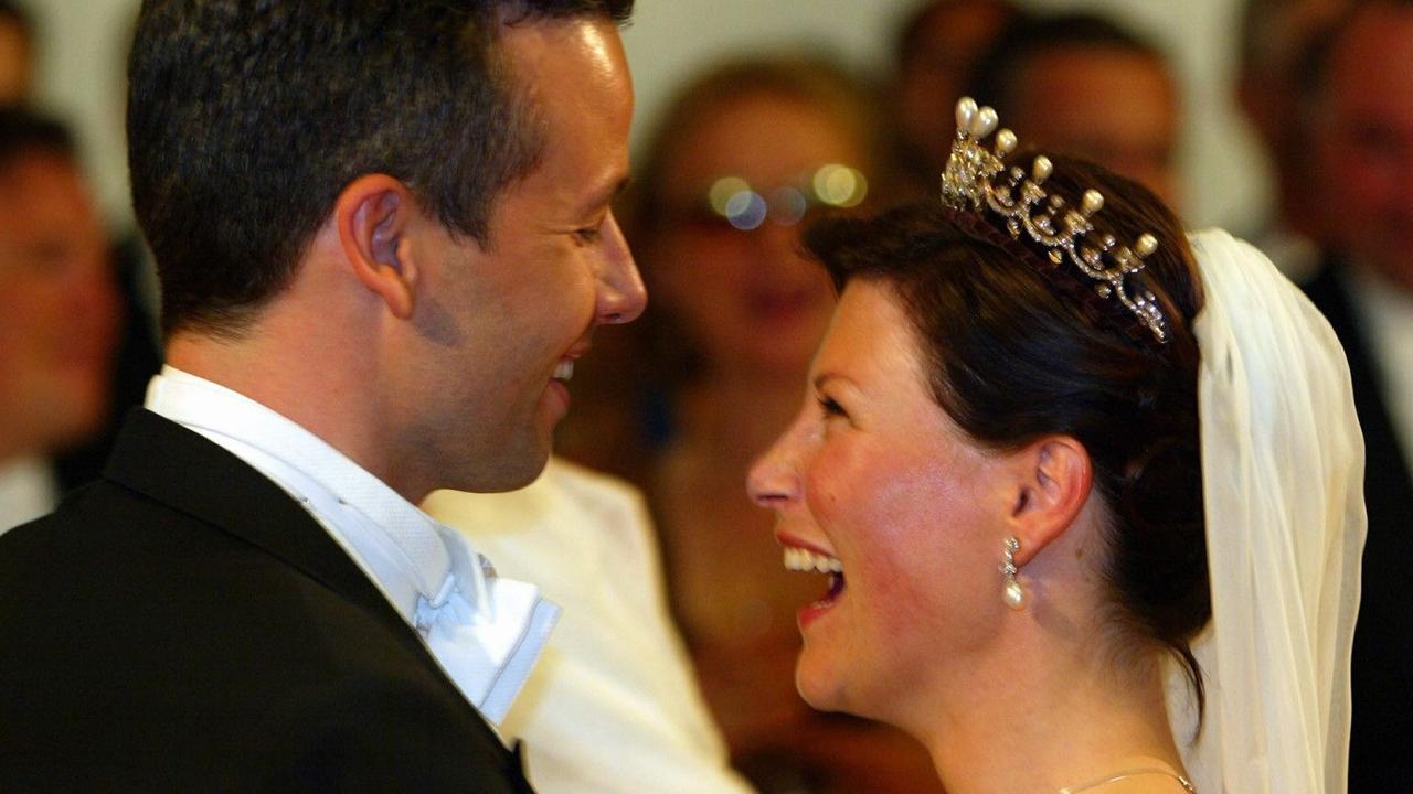 Ari Behn and Princess Martha Louise during their first dance. Picture: Getty