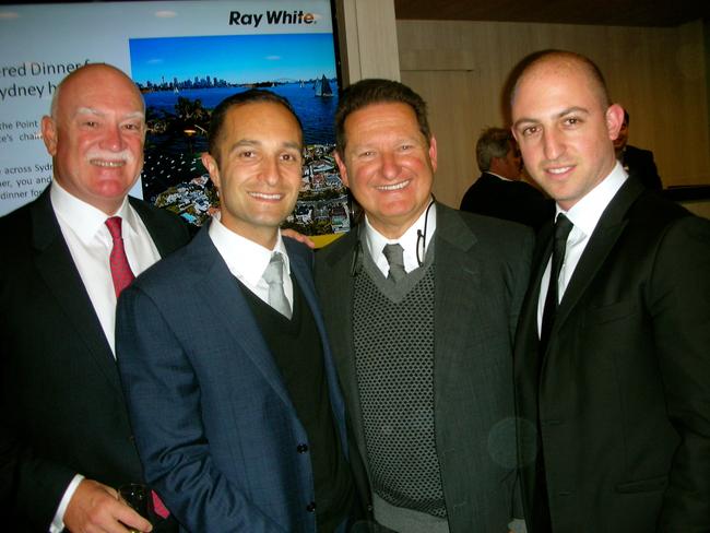 Craig Pontey, Elliott Placks, Michael Finger and Michael Krimotat in an undated photo.