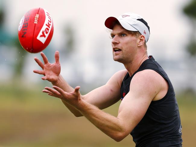 Jake Stringer at training. Picture: Michael Klein