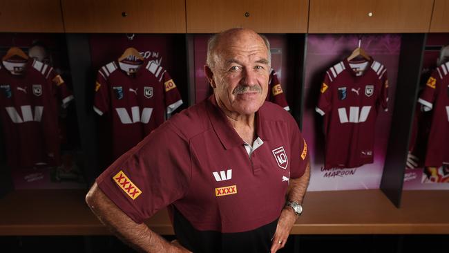 Wally Lewis at Suncorp Stadium for the launch of Maroons Foundation in conjunction with the Courier-Mail as exclusive campaign partner for 