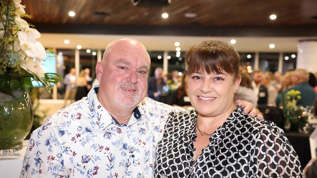 Brett Beasley and Belinda Beasley at the Gold Coast Australian of the Year Awards 2024 at Skypoint Q1 for Gold Coast at Large. Picture, Portia Large.