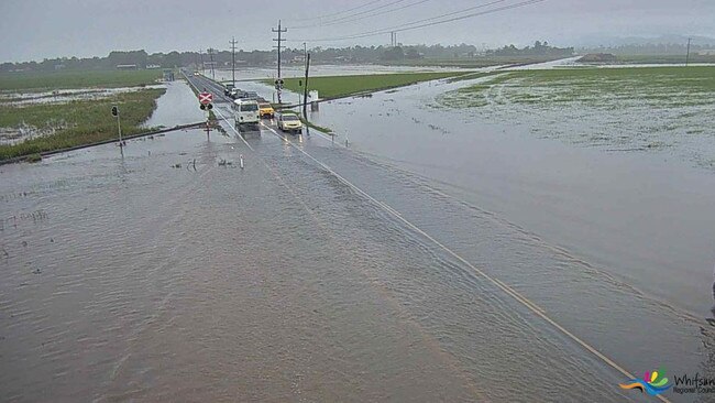 Flooding has long been an issue at Hamilton Plains. The stretch was again affected by flooding on January 9, 2021. Photo: Whitsunday Regional Council