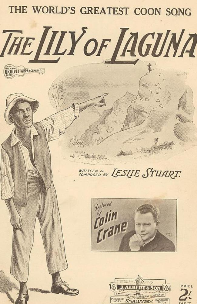 Sheet music cover for "Lily of Laguna". Picture: National Library of Australia.