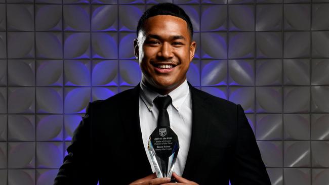 Sione Fainu was named NSW under 18 state player of the year in 2019. Picture: NRL