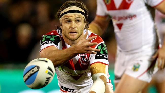 Mitch Rein says Jason Demetriou’s impact at the Dragons has been “massive”. Picture: Gregg Porteous