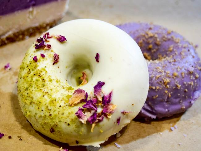 Miss Sina’s gluten free doughnuts. Picture: Jenifer Jagielski