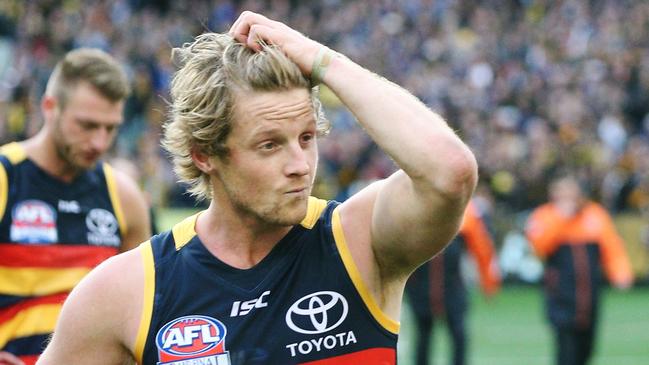 Sloane and the Crows fell at the final hurdle after a remarkable 2017 season. (Photo by Michael Dodge/AFL Media/Getty Images)