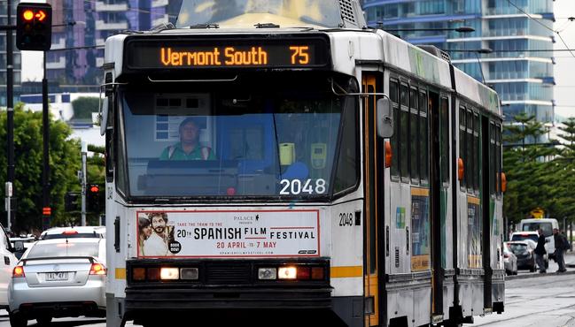 Some trams will be replaced by buses while works are undertaken on Lygon Street Picture: Nicole Garmston