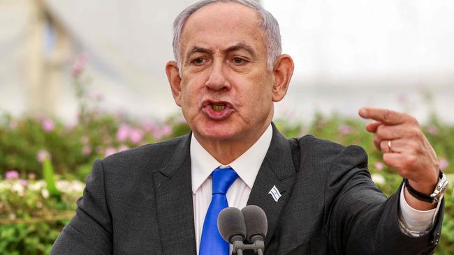 Israeli Prime Minister Benjamin Netanyahu is refusing to contemplate a ceasefire unless Hamas is defeated. Picture: AFP.