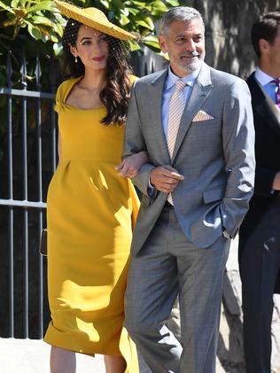 Amal Clooney also wore Stella McCartney. Picture: James Whatling/MEGA