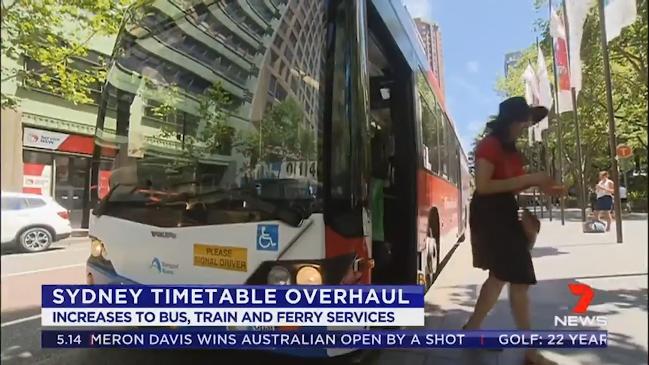 Sydney transport timetable overhaul