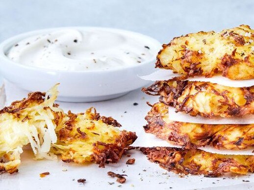 Top newsletter recipe 20: Air fryer little potato pancakes.