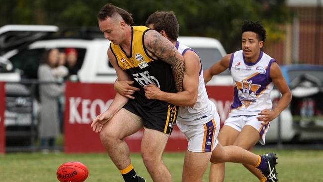 Lachlan Rainbowis enjoying a superb season for Werribee Districts. Picture: Local Legends Photography