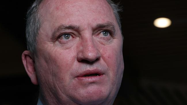 Barnaby Joyce said he had spoken to George Christensen about his calls for parents not to vaccinate their children. Picture: NCA NewsWire / Gary Ramage