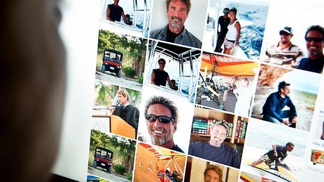 The many faces of John McAfee, software billionaire and lover of young girls. Picture: Facebook