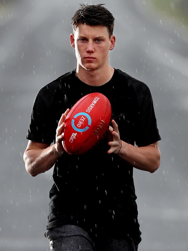 Carlton’s No.1 draft pick Sam Walsh. Picture: Alex Coppel