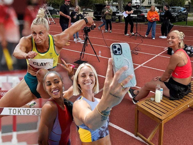 Hurdler Liz Clay quit work and turned the camera on herself to fund her Olympic dream.